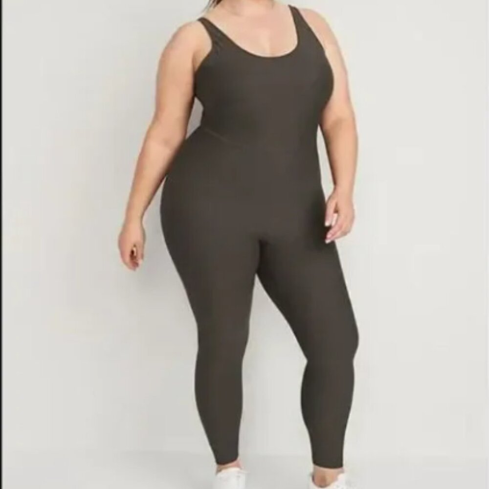 Old Navy PowerSoft Sleeveless 7/8 Bodysuit